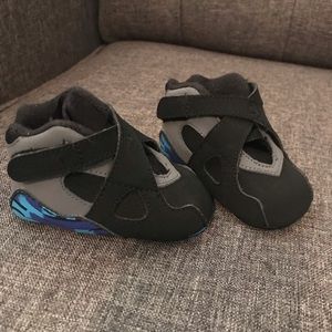 Baby Jordan’s in Black, crib shoes